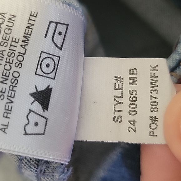 Girls Jordache jegging blue pink stripe 2T - Picture 5 of 6